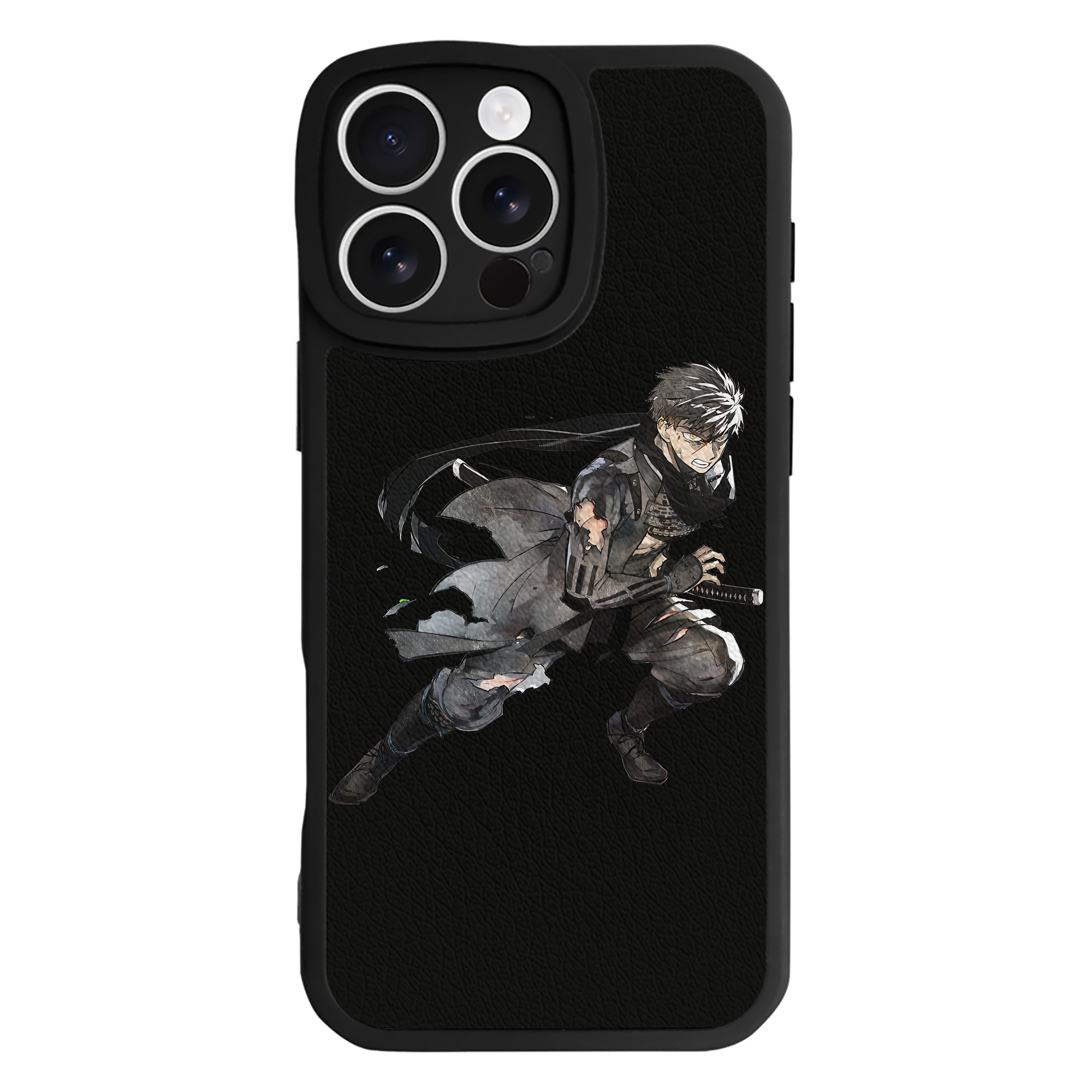 （画像用） 刀剣乱舞 Touken Ranbu 【iPhone 16シリーズ対応】シリコンスマホケース（レザー調） 材質：シリコン